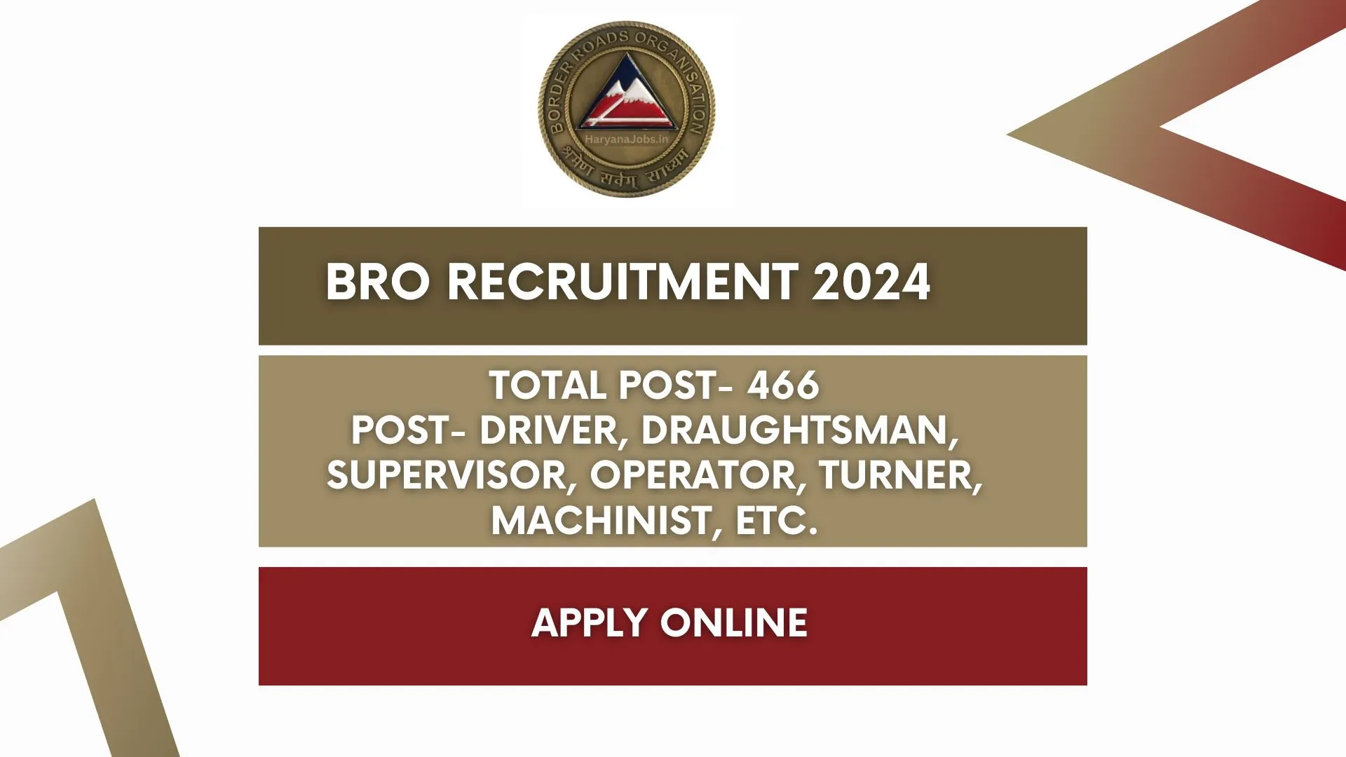 BRO Recruitment