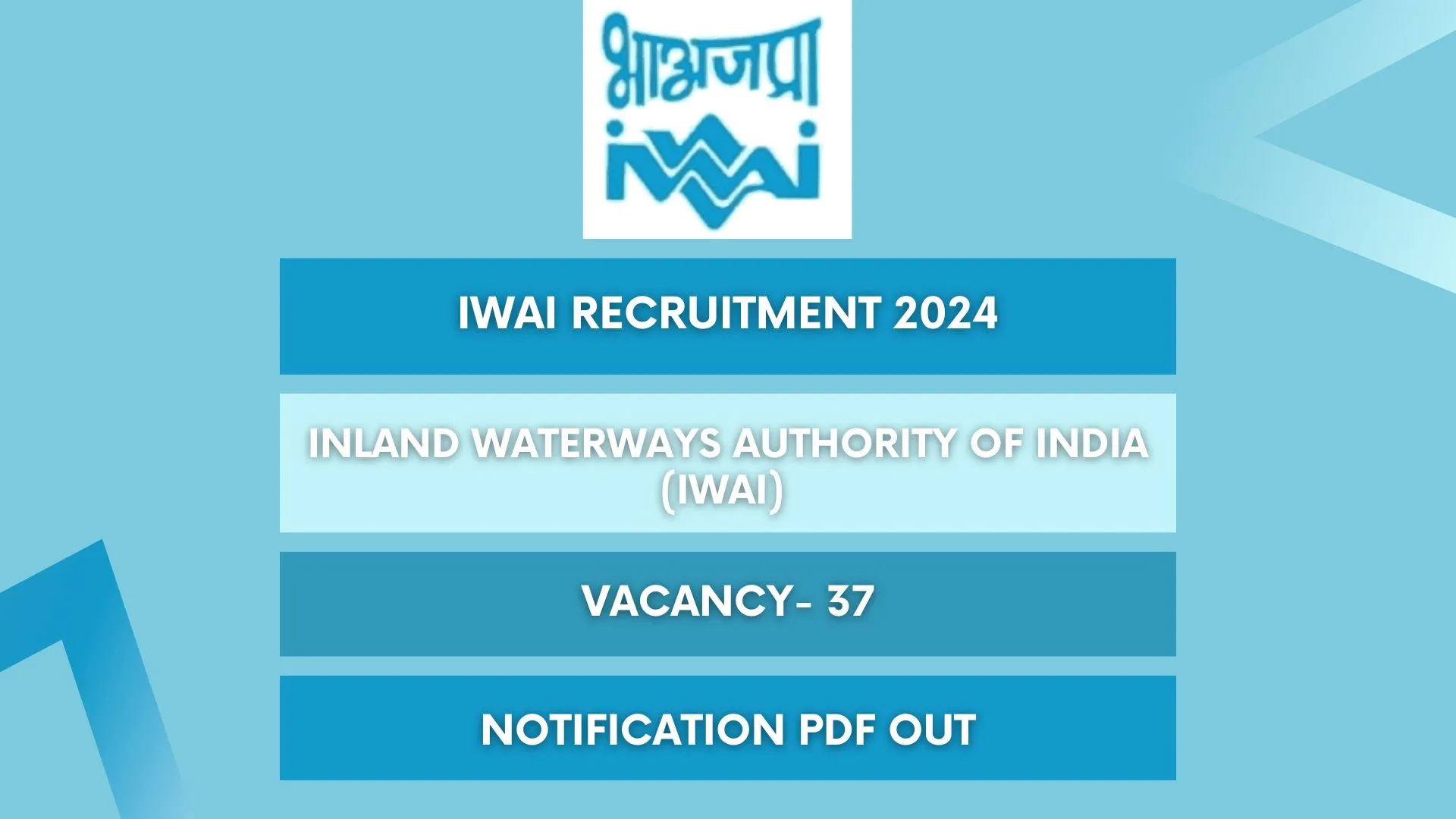 IWAI Recruitment